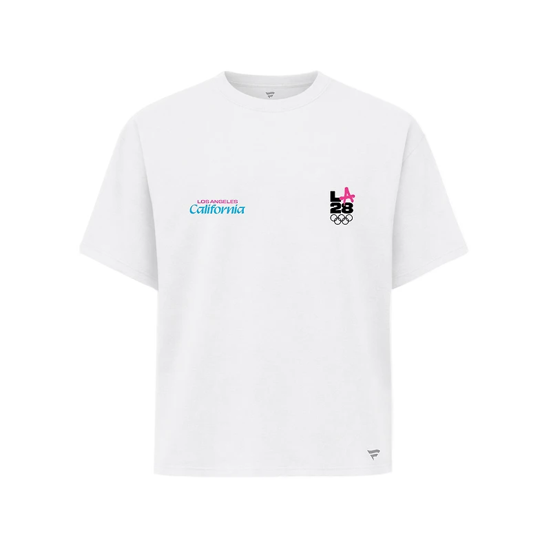 Women's Fanatics White LA28 Superbloom Collection T-Shirt