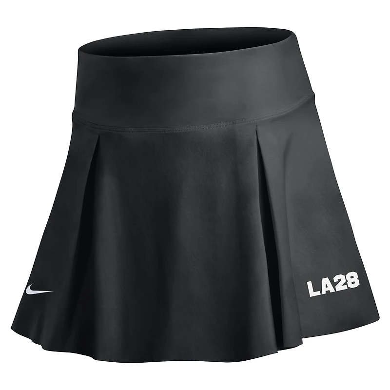 Women's Nike Black LA28 Summer Olympics One Dri-FIT Ultra High Rise Skort