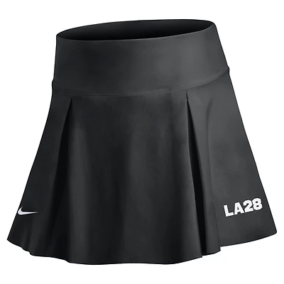Women's Nike Black LA28 Summer Olympics One Dri-FIT Ultra High Rise Skort