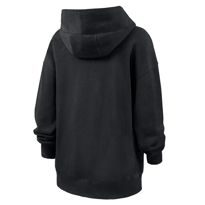 Sweat à capuche zippé Nike noir LA28 pour femme, motif Phoenix, en molleton, les Jeux olympiques d'été