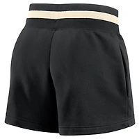 Women's Nike Black LA28 Summer Olympics Phoenix Fleece High Rise Shorts