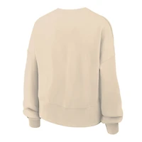 Women's Nike Natural LA28 Summer Paralympics Retro Stripe Oversized Phoenix Fleece Sweatshirt
