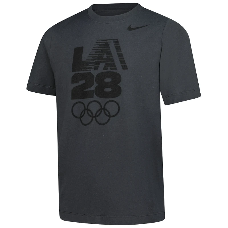 T-shirt Nike Anthracite LA28 pour jeunes, Jeux olympiques d'été