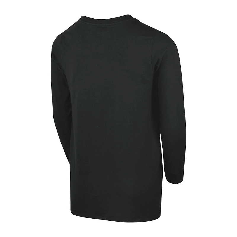 Youth Nike Black LA28 Summer Olympics Retro Stripe Logo Long Sleeve T-Shirt