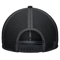 Youth Nike Black LA28 Summer Paralympics Retro Stripe Rise Adjustable Trucker Hat