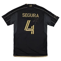 Eddie Segura LAFC Autographed Match-Used #4 Black Jersey from the 2025 MLS Season - Size M