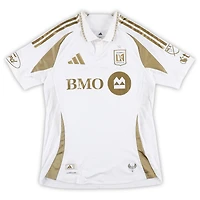 Eddie Segura LAFC Autographed Match-Used #4 White Jersey from the 2025 MLS Season - Size M