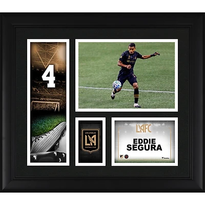 Eddie Segura LAFC Framed 15" x 17" Player Core Collage