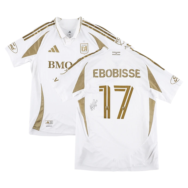 Maillot blanc n° 17 porté en match par Jeremy Ebobisse (LAFC), saison 2025 de la MLS, taille M - Autographié