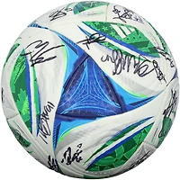 Ballon de football LAFC utilisé lors d'un match, autographié par 28 joueurs (saison 2025 de la MLS) - NF70438434