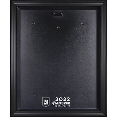 LAFC Black Framed 2022 MLS Cup Champions Team Logo Jersey Display Case