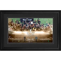 LAFC Framed 10" x 18" 2022 MLS Cup Champions Panoramic Photograph
