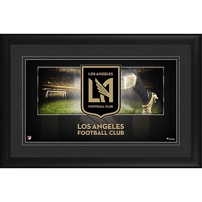 LAFC Framed 10" x 18" Team Logo Panoramic Photograph