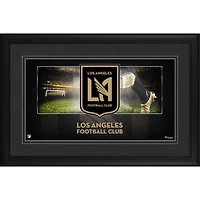 LAFC Framed 10" x 18" Team Logo Panoramic Photograph