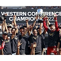 LAFC Unsigned 2022 Western Conference Champions Photograph