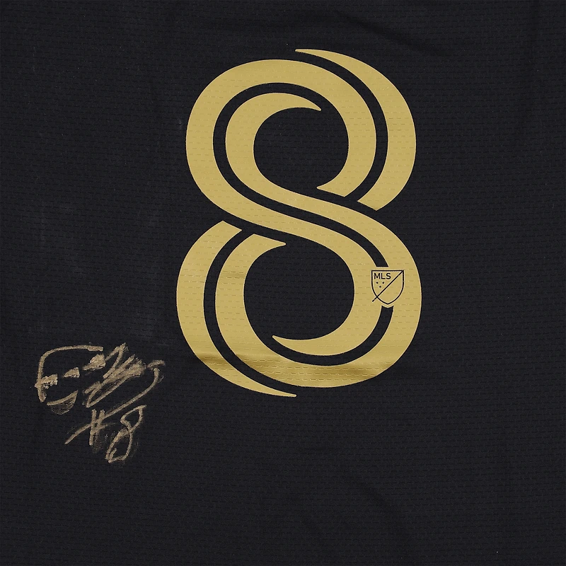 Maillot noir n°8 porté en match par Mark Delgado (LAFC) lors de la saison 2025 de la MLS - Taille M