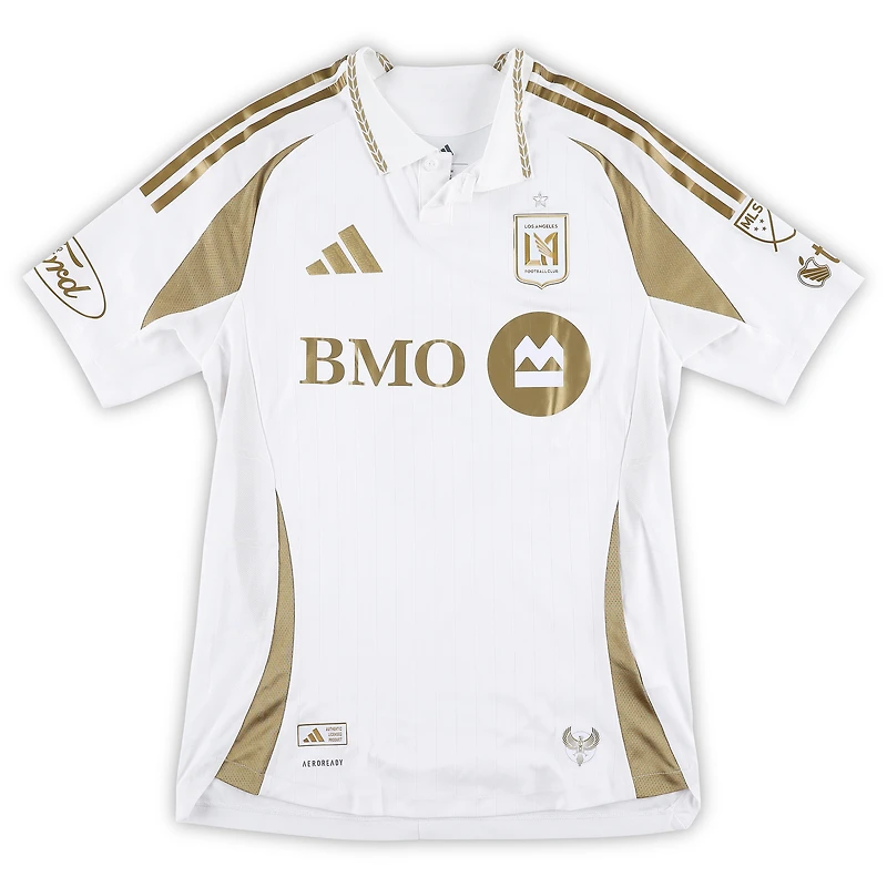 Mark Delgado LAFC Autographed Match-Used #8 White Jersey from the 2025 MLS Season - Size M