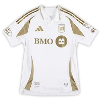 Mark Delgado LAFC Autographed Match-Used #8 White Jersey from the 2025 MLS Season - Size M