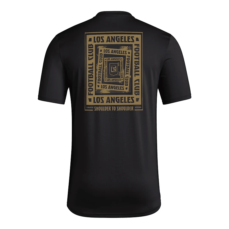 Men's adidas Black LAFC Local Wrap T-Shirt