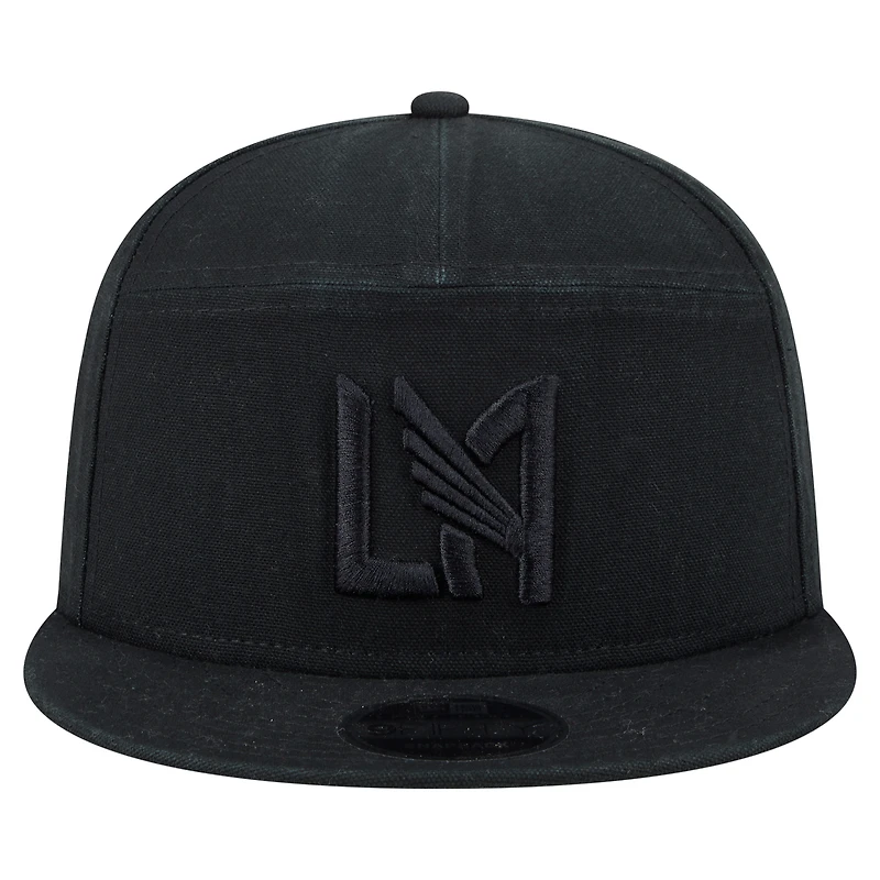 Casquette snapback 9FIFTY en toile noire New Era LAFC pour homme