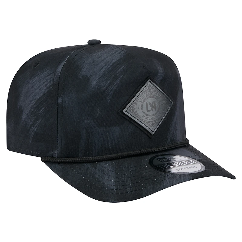 Casquette snapback de golf LAFC noire New Era pour homme