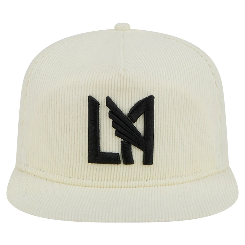 Men's New Era  Cream LAFC 2025 Kickoff Snapback Golfer Hat