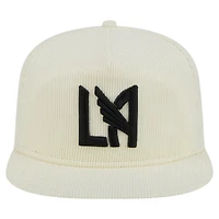 Men's New Era  Cream LAFC 2025 Kickoff Snapback Golfer Hat