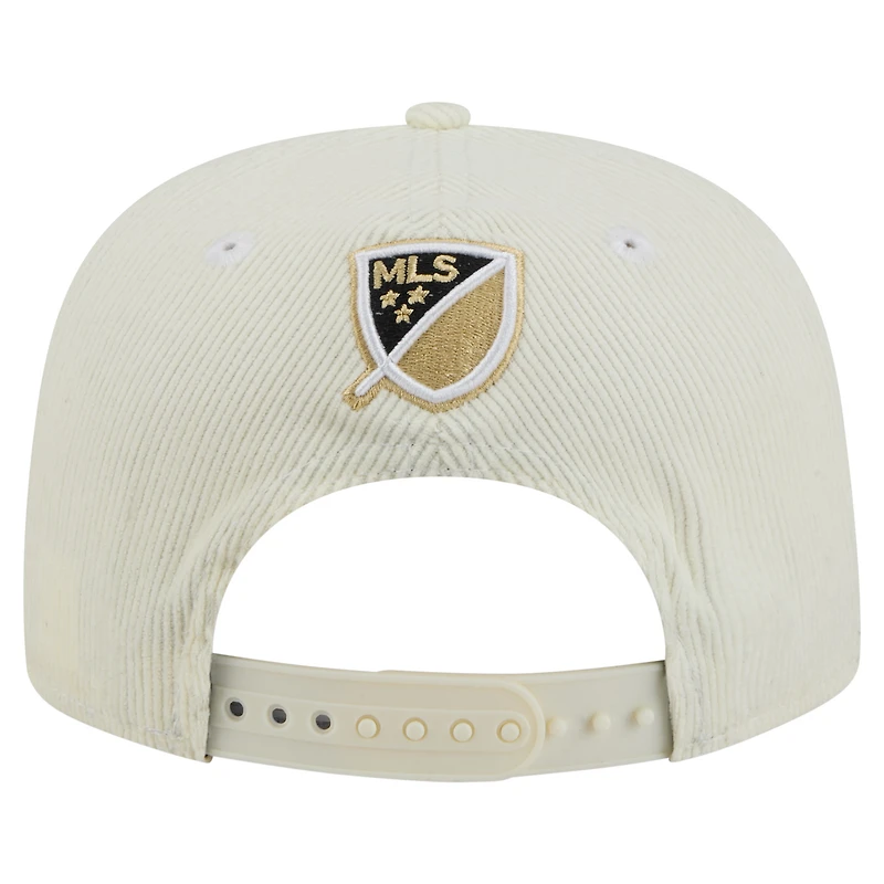 Men's New Era  Cream LAFC 2025 Kickoff Snapback Golfer Hat
