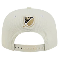 Men's New Era  Cream LAFC 2025 Kickoff Snapback Golfer Hat
