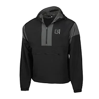 Veste anorak demi-zip Sport Design Sweden noire LAFC Premium pour homme