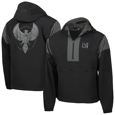 Men's Sport Design Sweden  Black LAFC Premium First Half Anorak Half-Zip Jacket