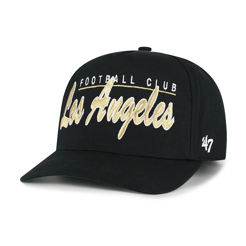 Casquette ajustable LAFC Brushmark Hitch noire n° 47 pour homme