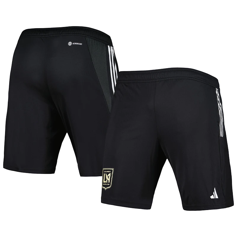 Short d'entraînement adidas LAFC 2023 On-Field AEROREADY noir pour homme