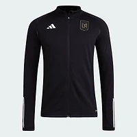 Men's adidas Black LAFC 2024 On-Field AEROREADY Full-Zip Training Top