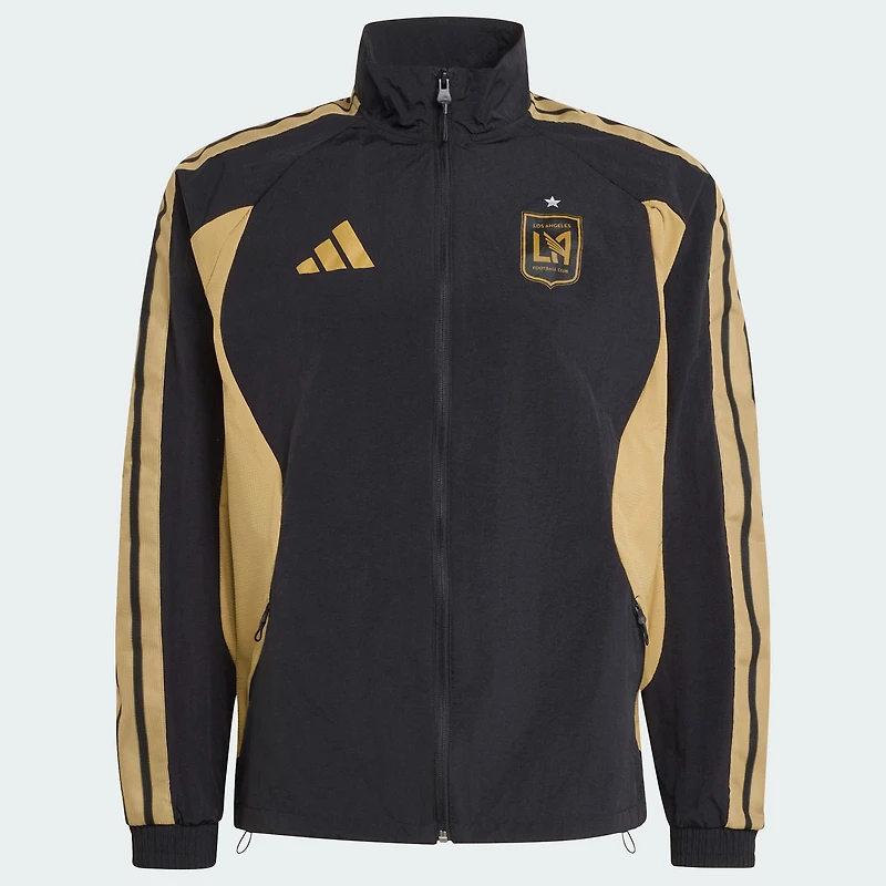 Men's adidas Black LAFC 2026 Anthem Raglan Full-Zip Jacket