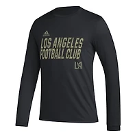 T-shirt à manches longues adidas LAFC Jersey Hook AEROREADY noir pour homme