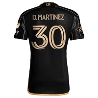 Men's adidas David Martinez Black LAFC 2024 Primary Authentic Player Jersey