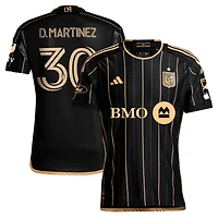 Men's adidas David Martinez Black LAFC 2024 Primary Authentic Player Jersey