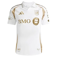 Maillot de joueur authentique secondaire adidas David Martinez LAFC 2025 blanc pour homme