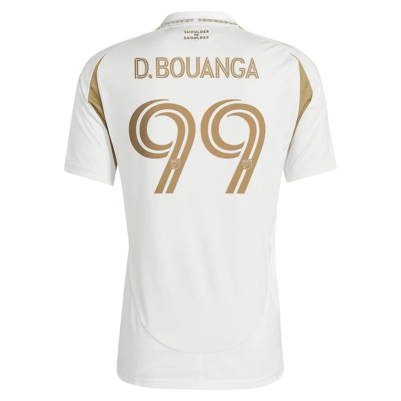 Maillot de joueur secondaire réplique blanc adidas Denis Bouanga LAFC 2025 pour homme
