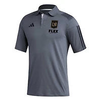 Polo d'entraînement terrain adidas LAFC 2023 gris pour homme