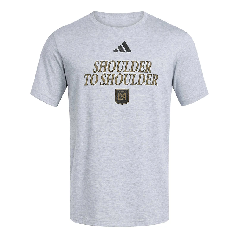 Men's adidas Heather Gray LAFC World Pitch T-Shirt