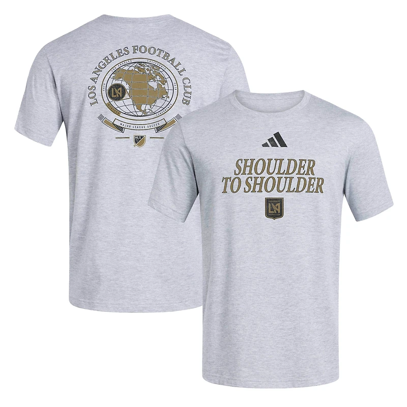 Men's adidas Heather Gray LAFC World Pitch T-Shirt
