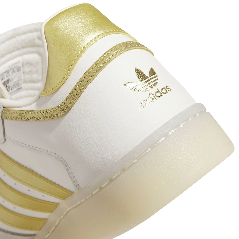 Men's adidas Originals  White/Gold LAFC Centennial 85 Low Basketball Shoes