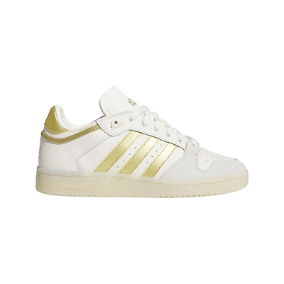 Men's adidas Originals  White/Gold LAFC Centennial 85 Low Basketball Shoes