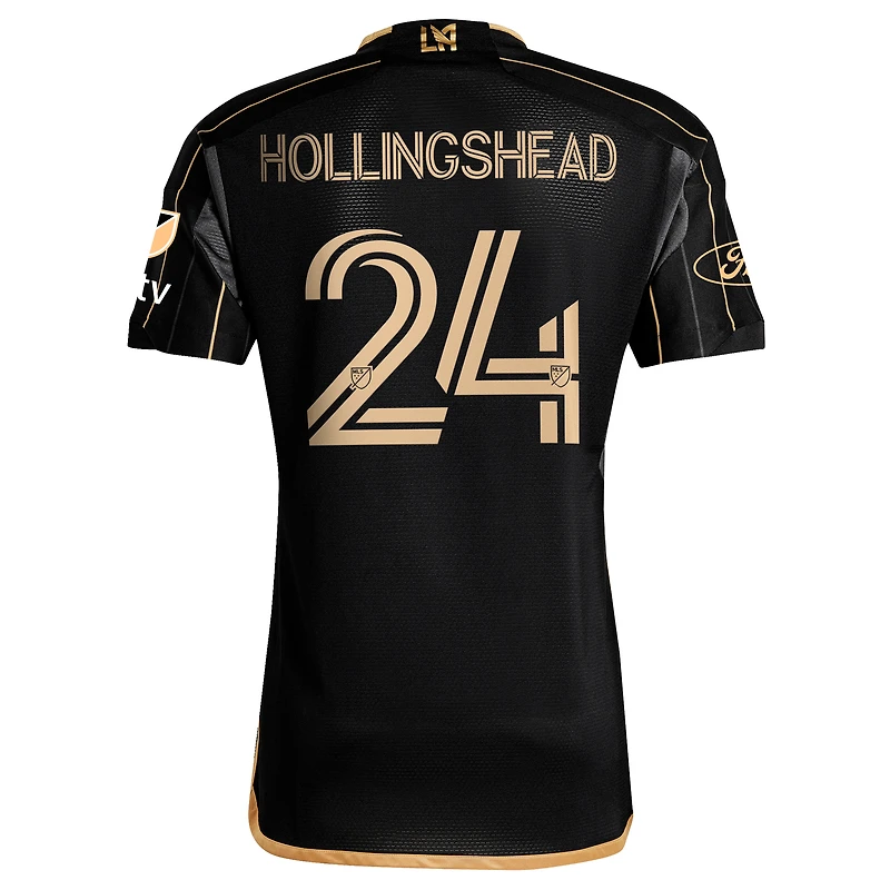 Men's adidas Ryan Hollingshead Black LAFC 2024 Primary Authentic Player Jersey