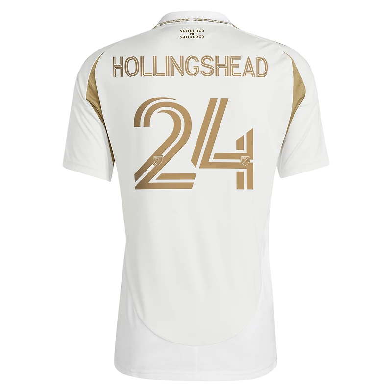 Men's adidas Ryan Hollingshead White LAFC 2025 Secondary Replica Player Jersey