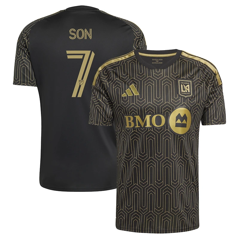 Men's adidas Son Heung-Min Black LAFC 2026 Primary Kit Replica Jersey