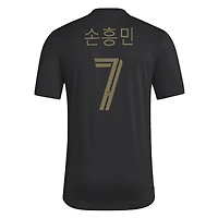 Men's adidas Son Heung-Min Black LAFC Alternate Pre-Game T-Shirt