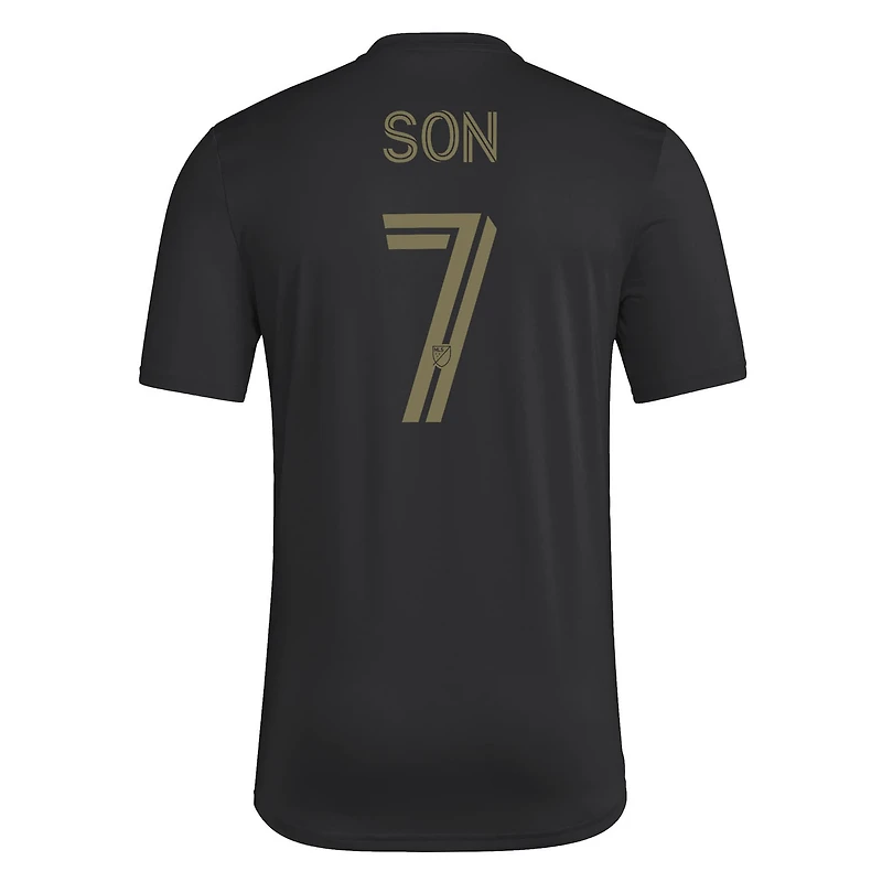 Men's adidas Son Heung-Min White LAFC Pre-Game T-Shirt